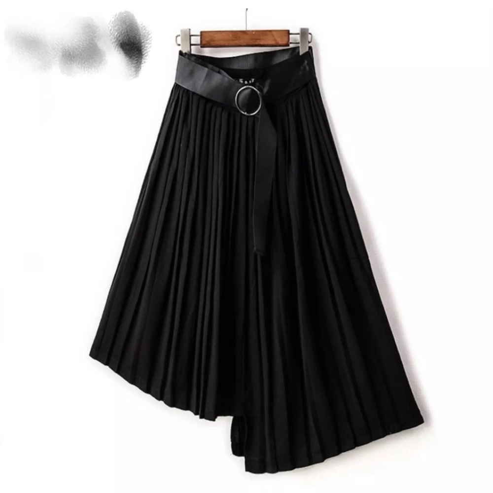 Black Irregular Skirt Size:S